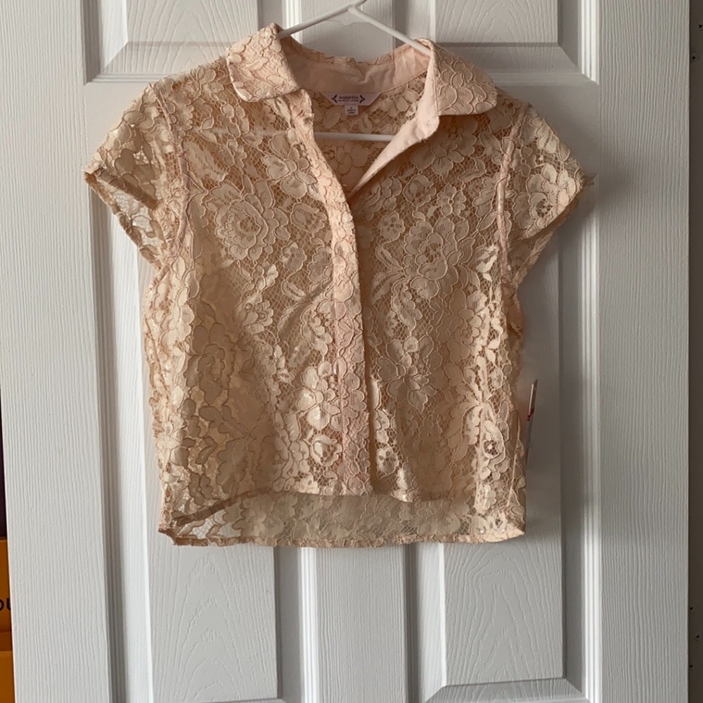 Nanette Laced Crop top